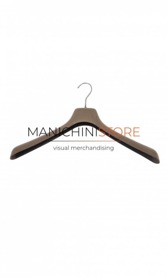 Hanger 42 x 3,3 cm - light brown velvet