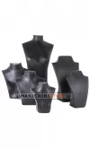 Torso display gioielli cartapesta nero