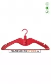 Gruccia salvaspazio appendiabiti 42,9 x 0,6 cm. Plastica rossa
