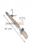 Gruccia legno pinza 41 cm - Faggio