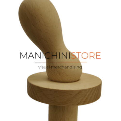 pomello donna in legno