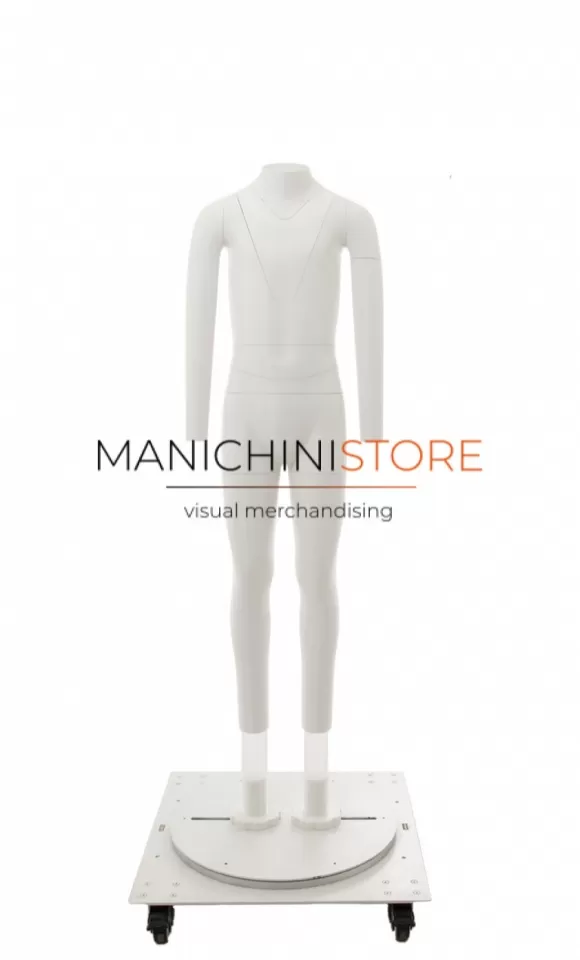 Manichino professionale bambino 6-8 anni per foto e-commerce