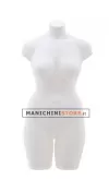 Busto manichino donna taglia comoda bianco