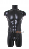 Busto manichino uomo nero NEW senza base