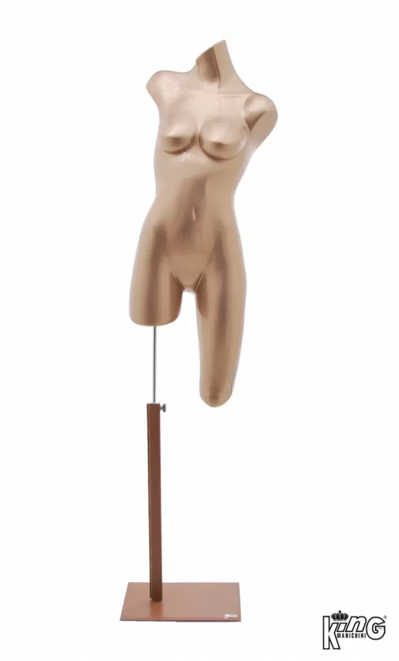 Busto donna Lipstick silhouette golden sheen