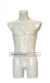 Busto manichino uomo verniciato Bianco
