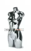 Busto manichino donna "linea Pamela" cromato
