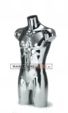 Busto manichino uomo "linea Pamela" cromato