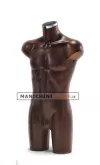 Busto manichino uomo "linea Pamela" cuoio