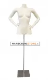 Busto manichino donna Esprit con base cromata