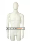 Busto torso uomo con testa a uovo