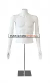 Busto manichino uomo da banco con braccia lungo i fianchi