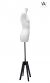 Busto Donna Essential con base rovere nera