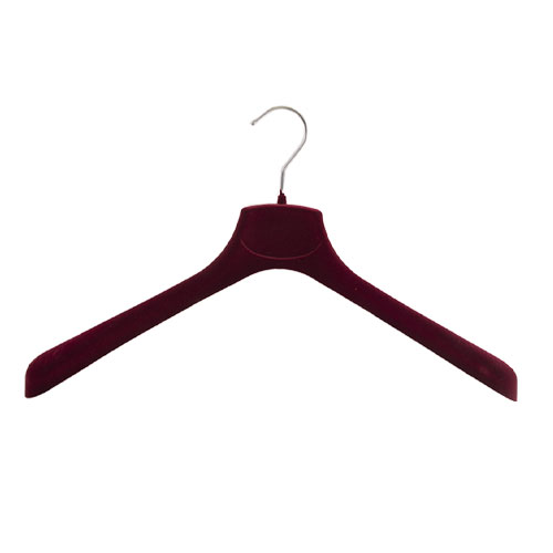 Gruccia capospalla 40 x 4,5 cm - Velluto bordeaux