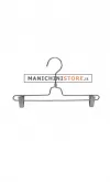 Gruccia metallo pinza 35 cm - metallo cromato