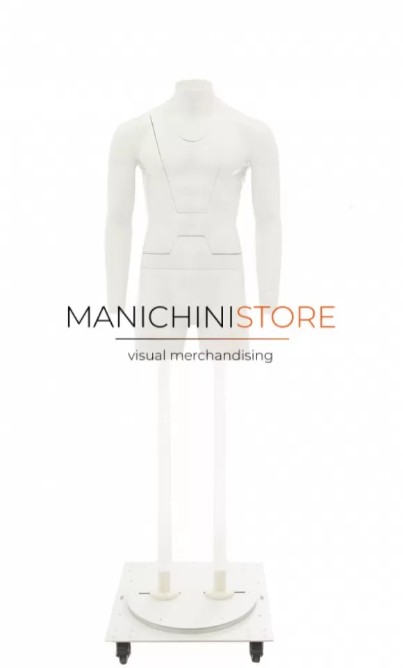 Manichino uomo professionale per foto e-commerce Ghost-M32 TG. 52