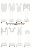 Manichino uomo professionale per foto e-commerce Ghost-M32 TG. 52