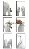 Noleggio manichino uomo professionale per foto e-commerce Ghost-M51 TG. 46