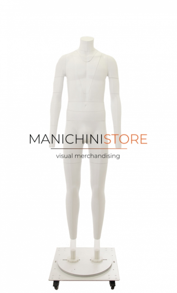 Manichino uomo professionale per foto e-commerce Ghost-M51