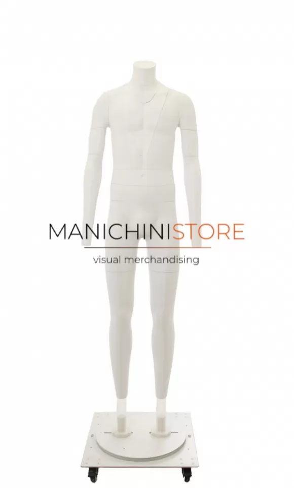Manichino uomo professionale per foto e-commerce Ghost-M51 TG. 46