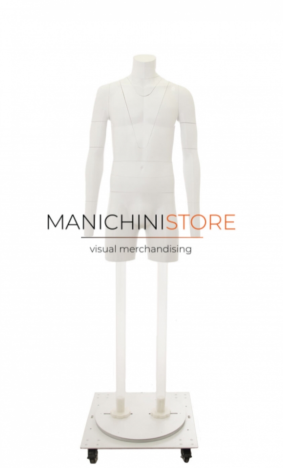 Manichino uomo professionale per foto e-commerce Ghost-M52-32