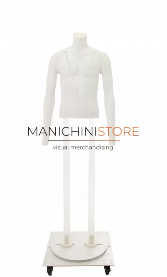 Busto uomo professionale per foto e-commerce Ghost-M53 TG. 46