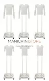 Manichino uomo professionale per foto e-commerce Ghost-M91 TG. 48