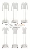 Manichino uomo professionale per foto e-commerce Ghost-M92 TG. 48
