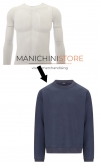 Busto uomo professionale per foto e-commerce Ghost-M93 TG. 48