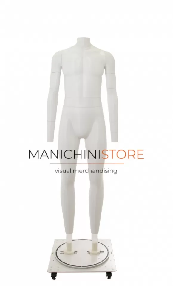 Manichino uomo professionale per foto e-commerce Ghost-M91 TG. 48