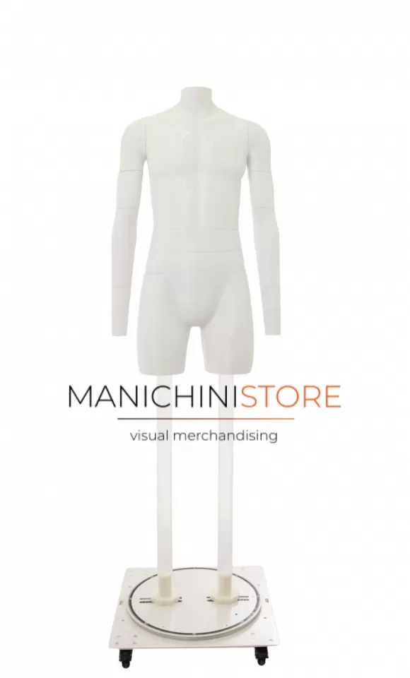 Manichino uomo professionale per foto e-commerce Ghost-M92 TG. 48