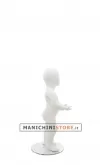 Manichino bambino 1 anno bianco opaco