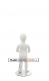 Manichino bambino 1 anno bianco opaco