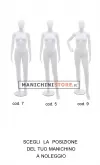 Noleggio 1 manichino donna ECOPLASTIC