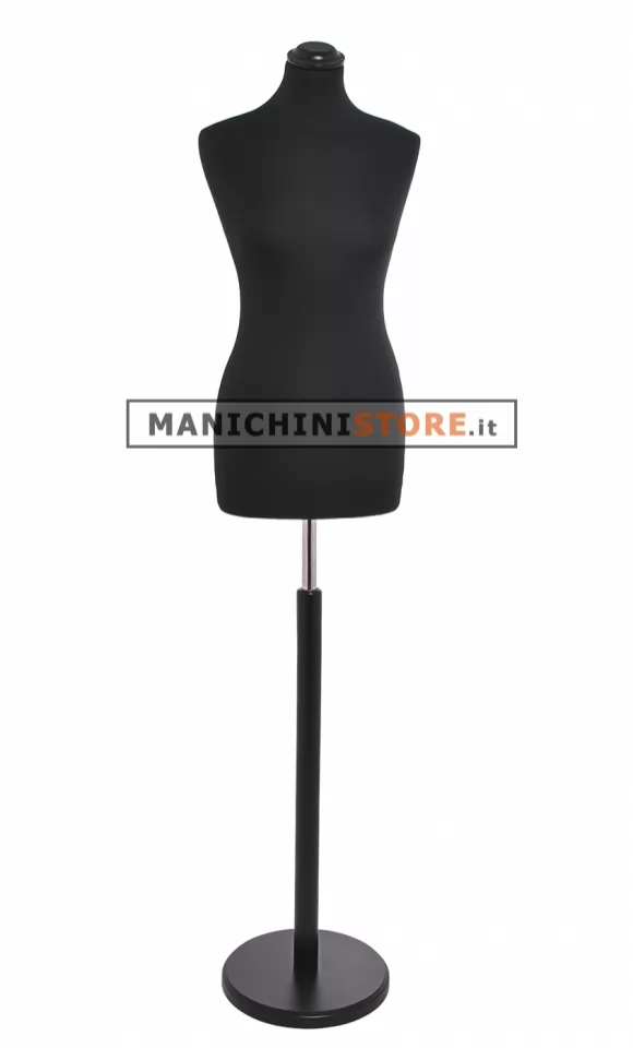 Noleggio 1 busto sartoriale donna total black