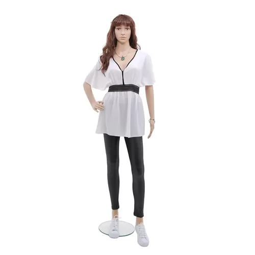 Manichino donna ECOPLASTIC realistico con parrucca OMAGGIO - 0937