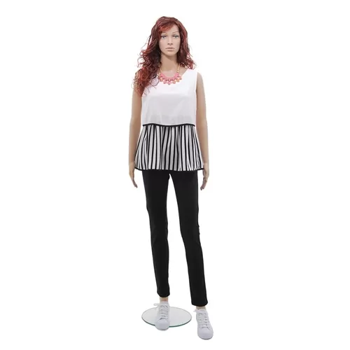 Manichino donna ECOPLASTIC realistico con parrucca OMAGGIO - 0501