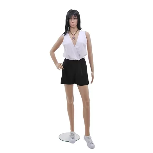 Manichino donna ECOPLASTIC realistico con parrucca OMAGGIO - 0939
