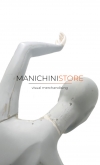 Manichino donna "dance" in vetroresina grezza - da verniciare