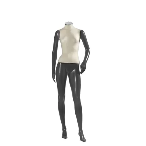 Manichino donna senza testa - rivestito in Lycra