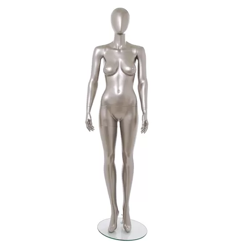 Manichino donna testa uovo - Vogue 3R NICHEL