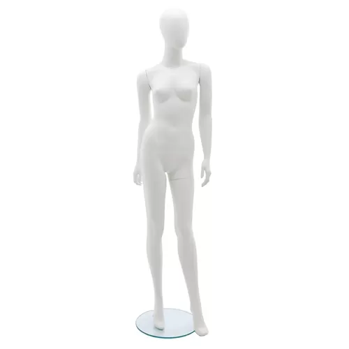 Manichino donna testa uovo ex noleggio posa 7