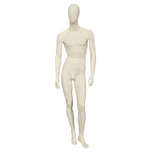 Manichino uomo testa uovo 31M BIANCO - FINE SERIE