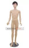 Manichino uomo realistico con parrucca