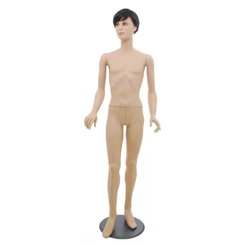Manichino uomo realistico con parrucca