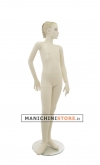 Manichino realistico bambina 7-8 anni con capelli scolpiti - ex noleggio