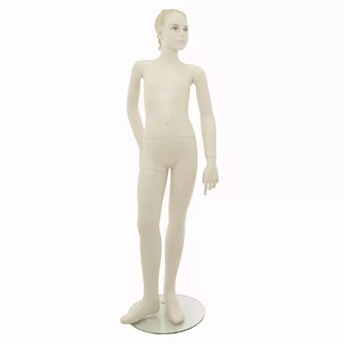Manichino realistico bambina 7-8 anni con capelli scolpiti - ex noleggio