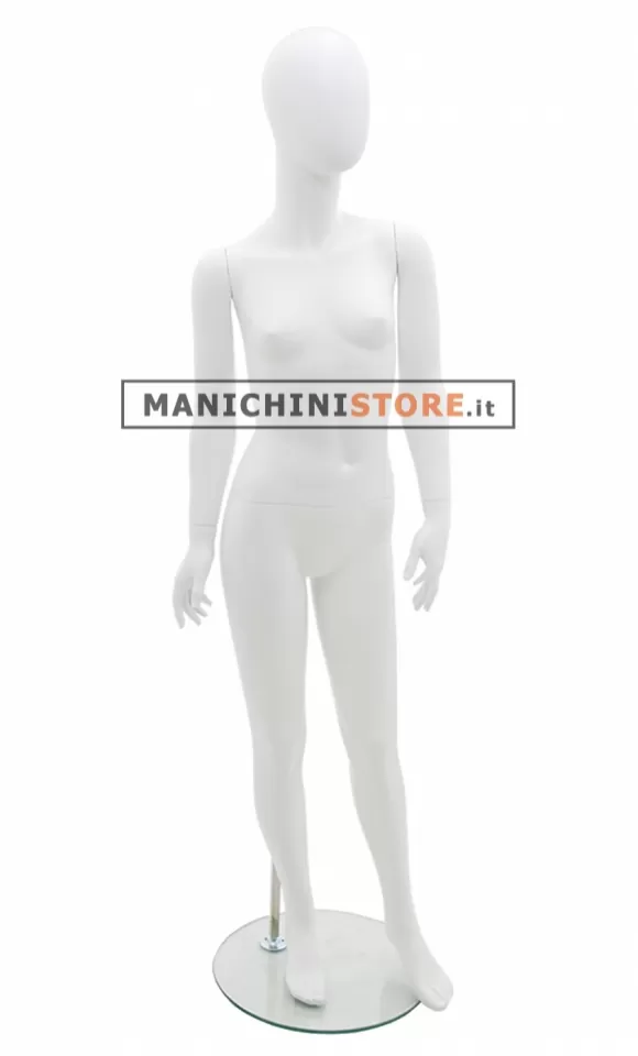Manichino bambina 12-13 anni bianco opaco