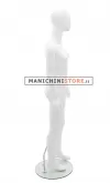 Manichino bambina 12-13 anni bianco opaco