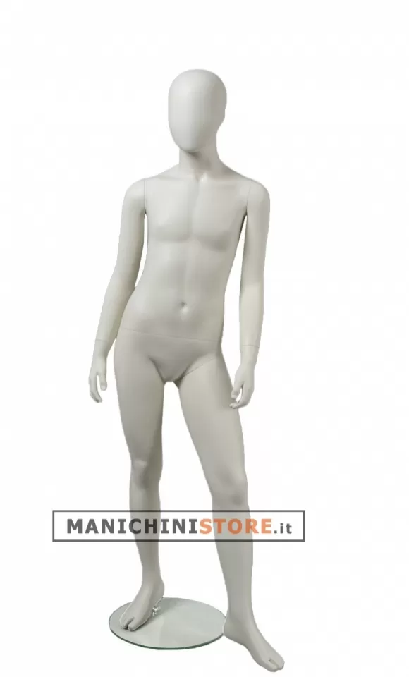 Manichino bambino 10 anni - bianco